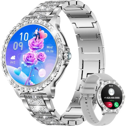 Women’s 1.3" Diamond HD Luxury Fitness Smartwatch
