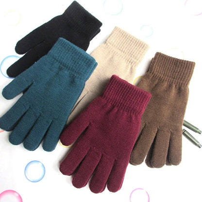 Winter Warm Gloves Five Fingers Touch-screen