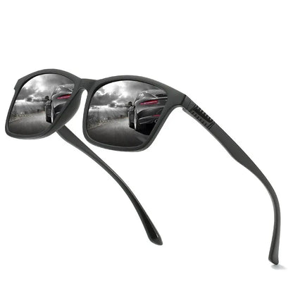 Luxury Men Polarized Sunglasses Fashion Vintage Square