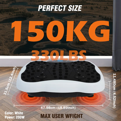 Full-Body Vibration Plate Exercise Machine