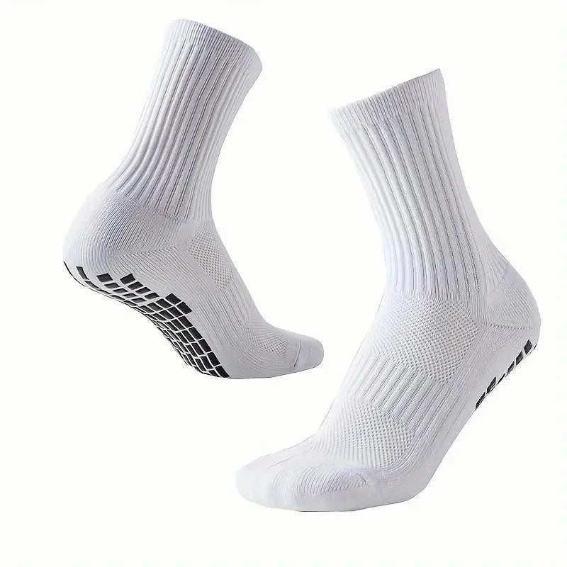 1/4/10 Pairs Men Women Non Slip Sports Socks