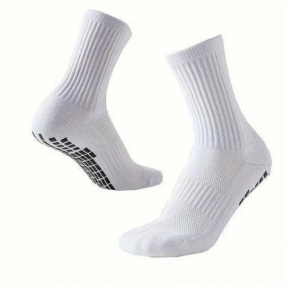 1/4/10 Pairs Men Women Non Slip Sports Socks