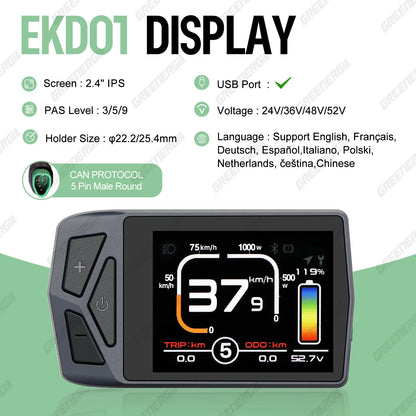 Bluetooth LCD E bike Display for BAFANG Kits