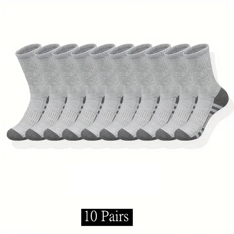 10/20/30 Pairs Men Woman Classic Crew Socks