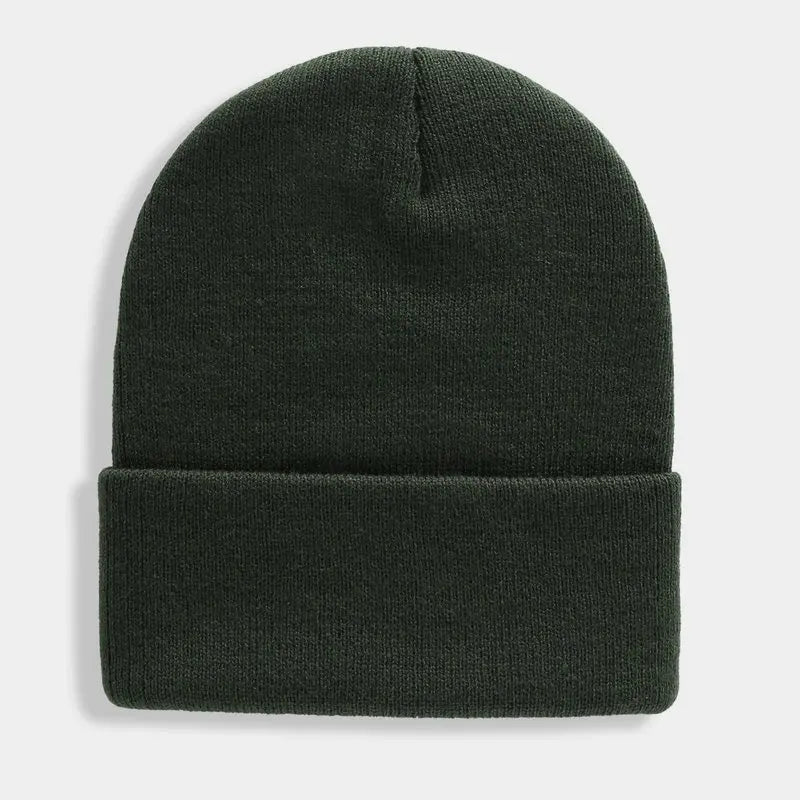 Solid Unisex Beanie Autumn Winter Wool Blends