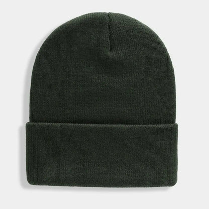 Solid Unisex Beanie Autumn Winter Wool Blends