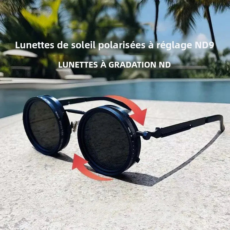 Polarized Round Sunglasses Men Women Retro