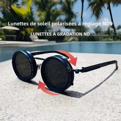 Polarized Round Sunglasses Men Women Retro