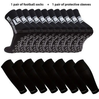 Football Socks for Men and Women Anti-Slip Grip Comfortable
