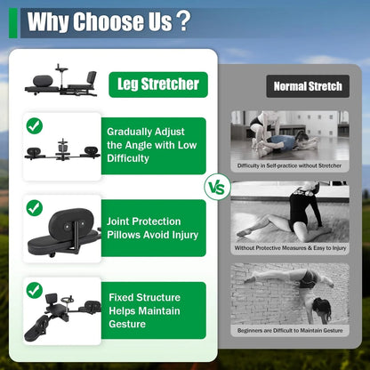 Leg Stretcher Machine for Flexibility Training Fitness, Yoga
