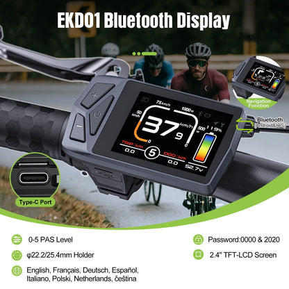 Bluetooth LCD E bike Display for BAFANG Kits