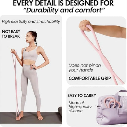 Resistance Bands Figure‑8 Elastic Fitness Set