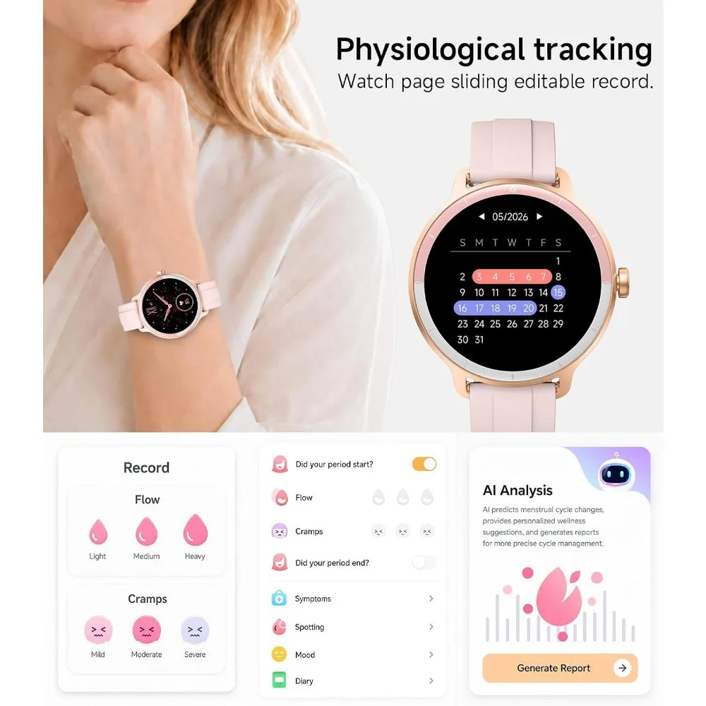 Bluetooth AI waterproof fitness tracker for Android