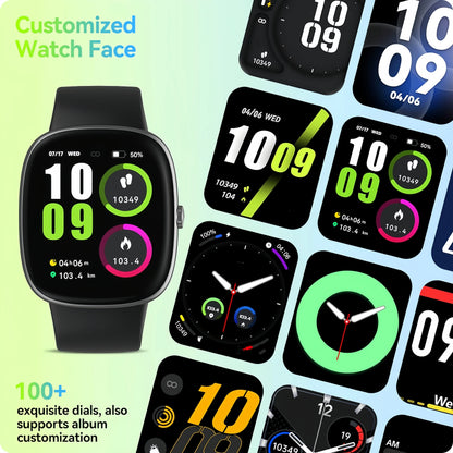 Men Women Fitness Smartwatch with Sleep Tracking