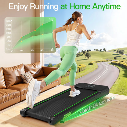 Walking Pad with Auto Incline Treadmill