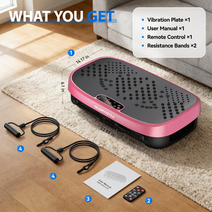 Magnetic Vibration Plate Portable Quiet Fat‑Burning Machine
