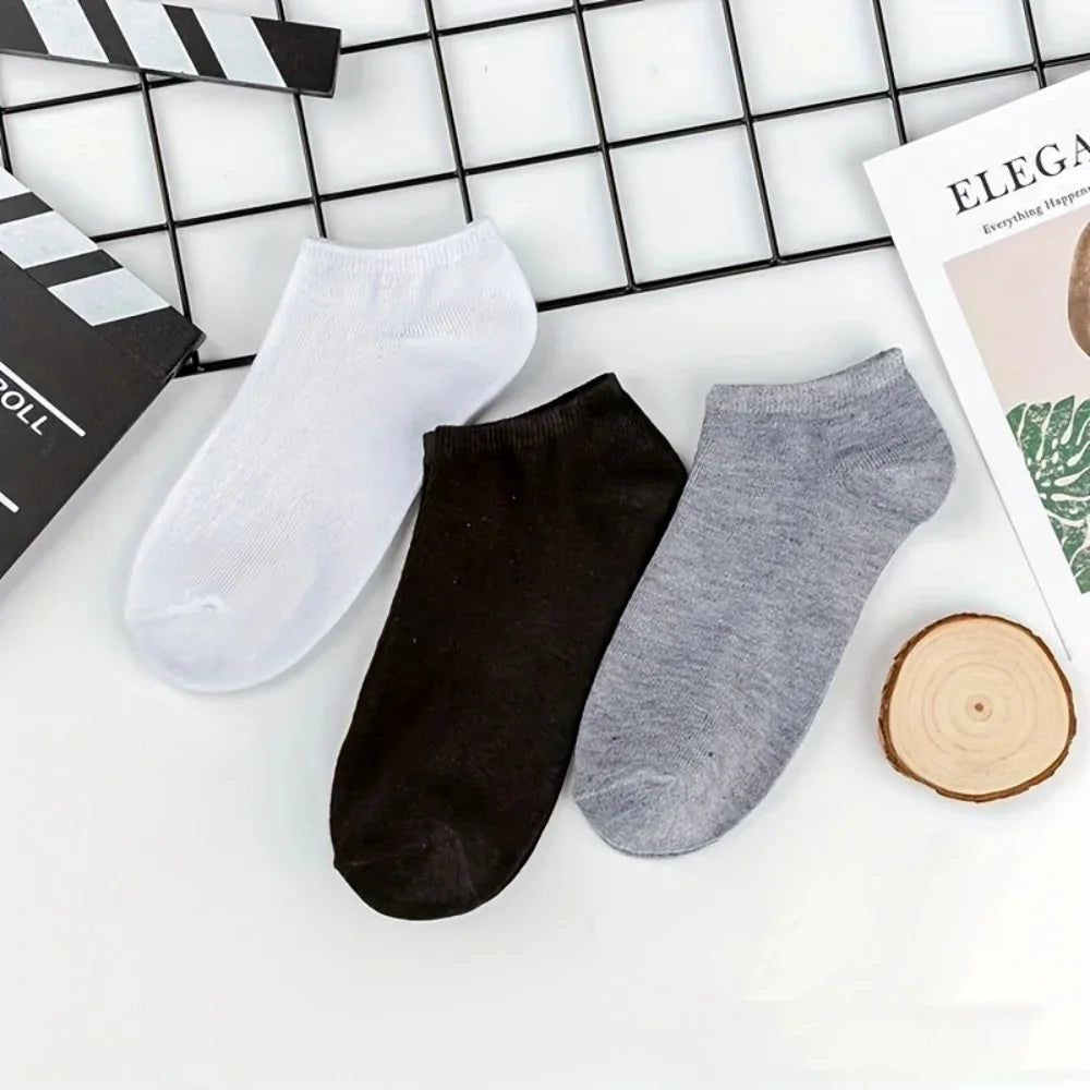 Soft Cotton Breathable Cushioned Unisex Ankle Socks Pack