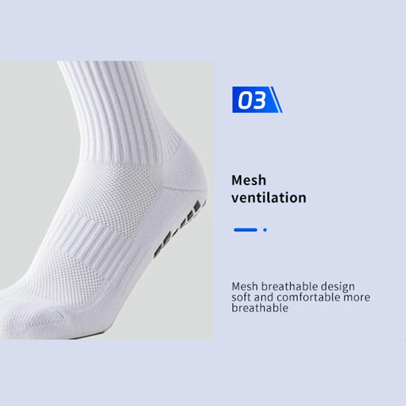 1/4/10 Pairs Men Women Non Slip Sports Socks