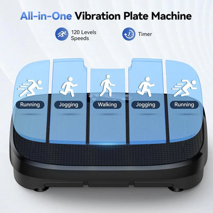 Vibration Plate Fitness Platform for Whole‑Body Workout