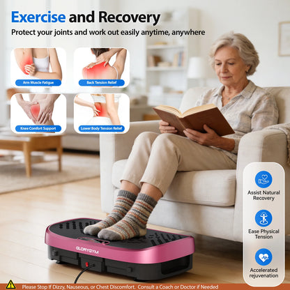 Magnetic Vibration Plate Portable Quiet Fat‑Burning Machine