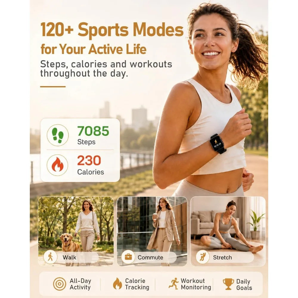 All‑in‑one fitness smartwatch with calls, monitoring.
