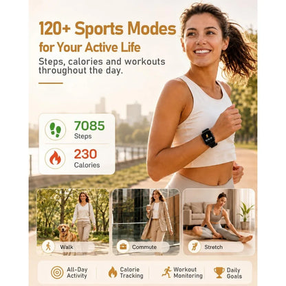 All‑in‑one fitness smartwatch with calls, monitoring.