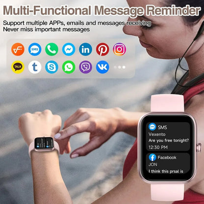 Smartwatch: 1.83" Fitness Tracker, Sleep Monitor