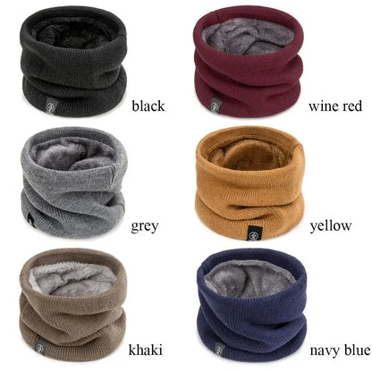 Fashion Soft Knitted Neck Warmer Sports Scarf Women Men