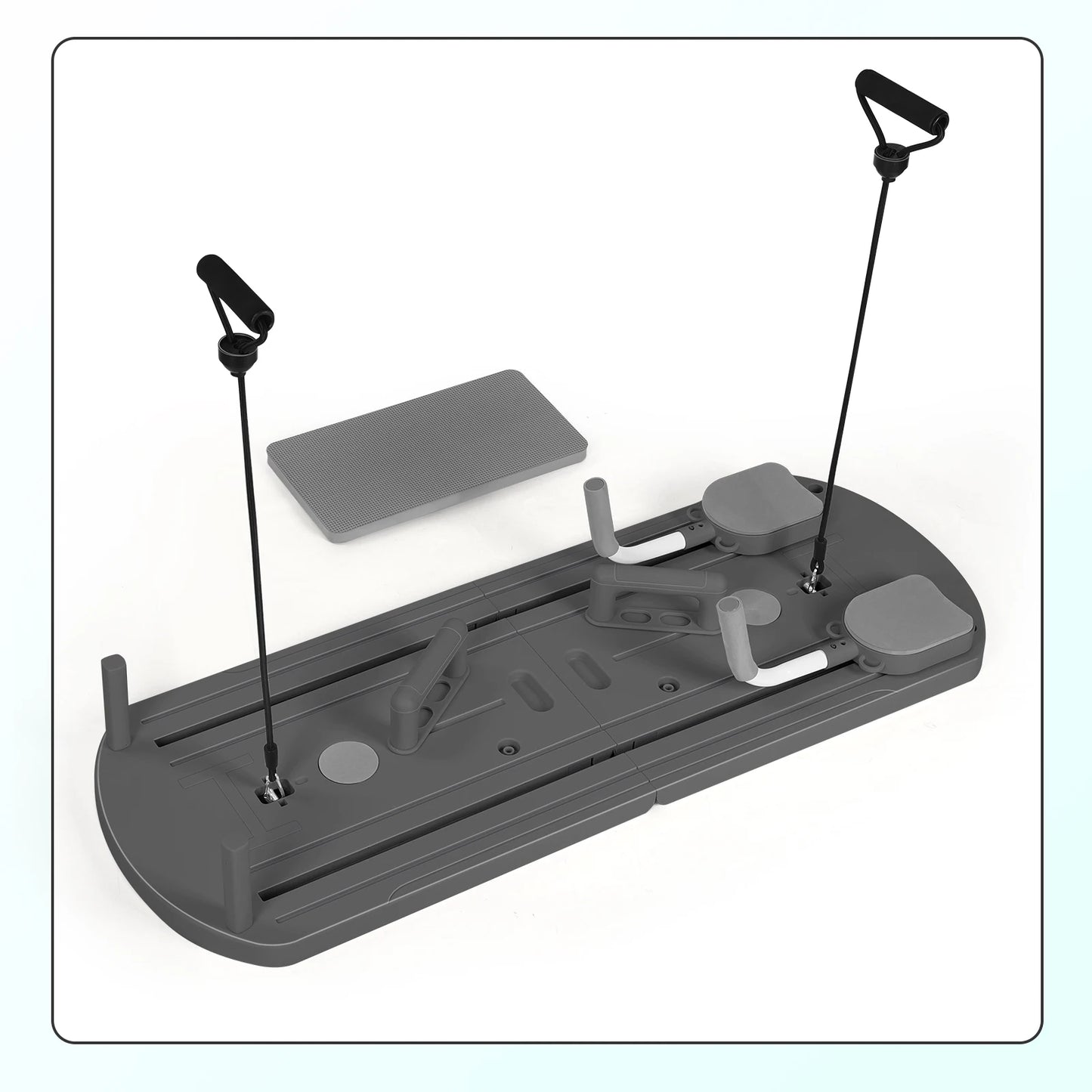 Black 8‑in‑1 Abdominal Trainer Core Machine