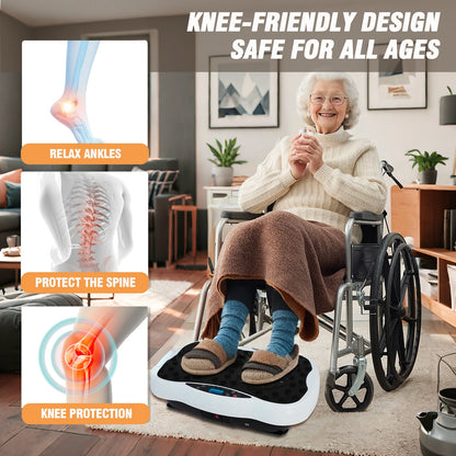 Full-Body Vibration Plate Exercise Machine