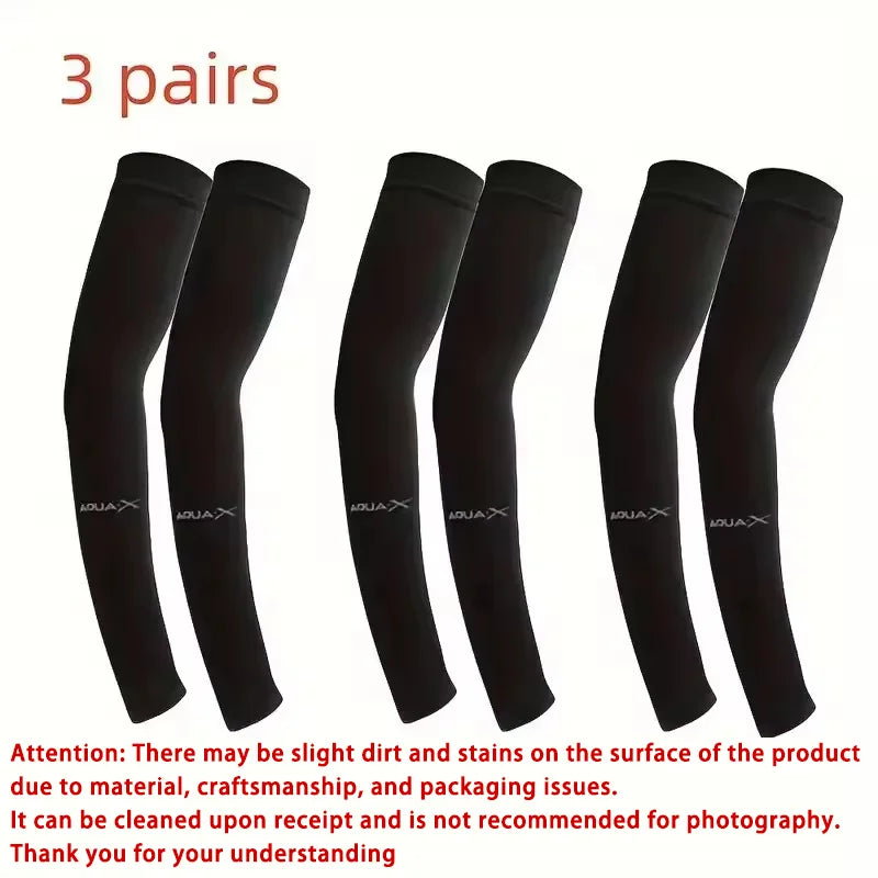 1/3 Pair of Breathable Sun Protection Sleeves