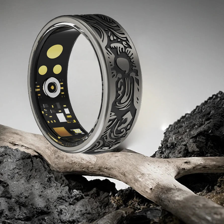 Smart Waterproof Fitness Ring with Sleep Tracking