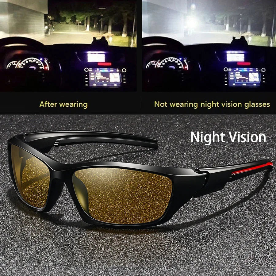 Fashion Vintage Square Frame Unisex Night Vision
