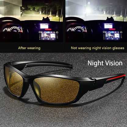 Fashion Vintage Square Frame Unisex Night Vision