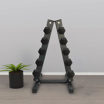 Dumbbell Rack Stand Only, Steel A-Frame for Home Gym