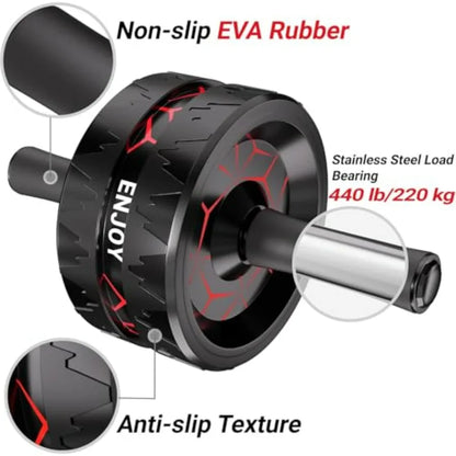 Ab Roller Kit with Bands and Accessories