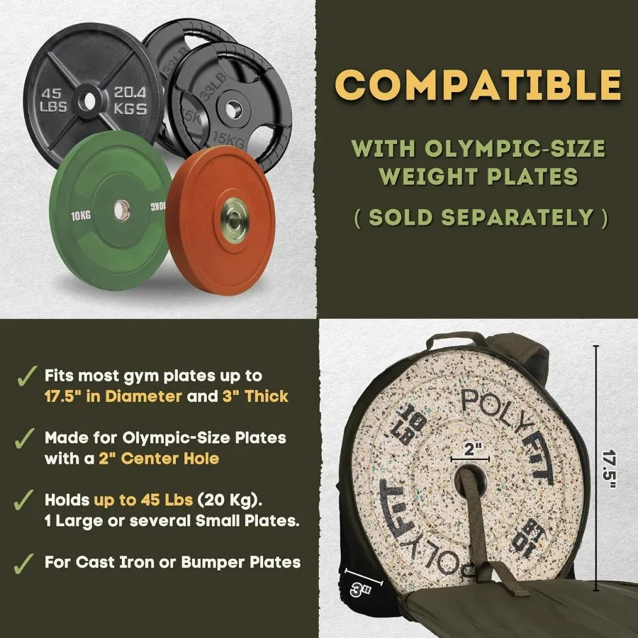 Weighted Backpack for Strength Training, Rucking, and Gym Workouts