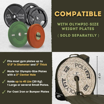 Weighted Backpack for Strength Training, Rucking, and Gym Workouts