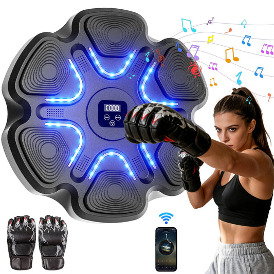 Smart Bluetooth Music Boxing Machine with Gloves