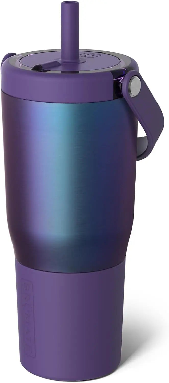 25oz Leakproof Travel Tumbler with Handle & Straw