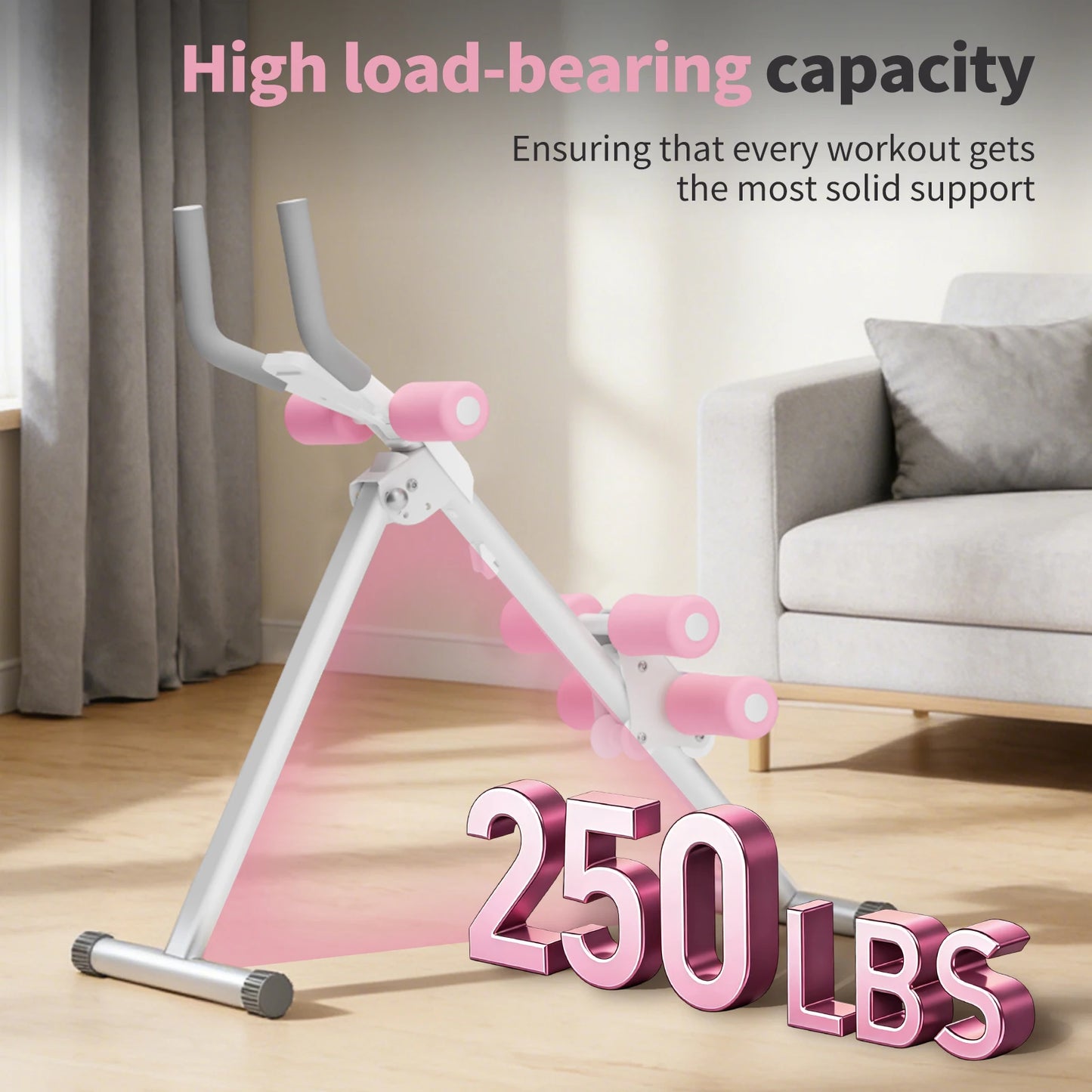 Foldable Ab Trainer Waist Toner Home Gym