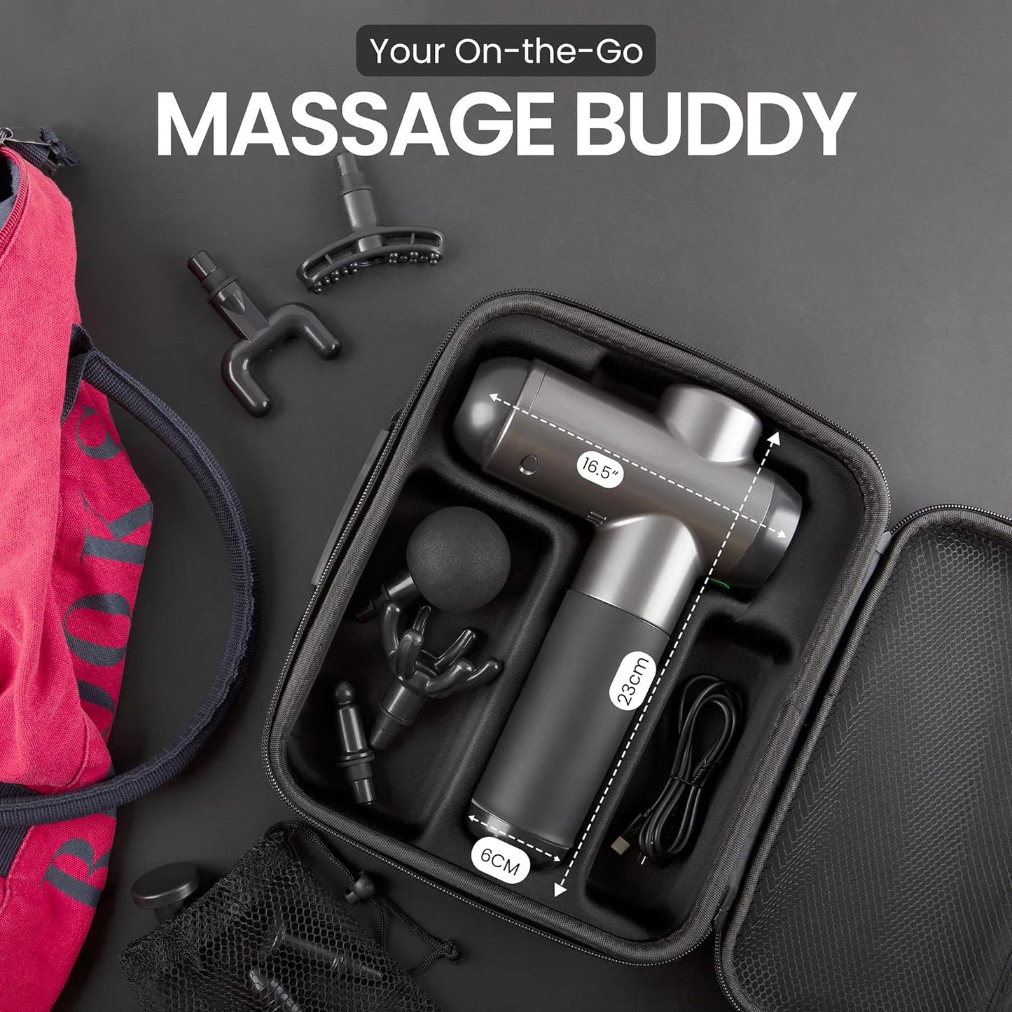 Professional Deep Tissue Massage Gun with 99 Speed Levels