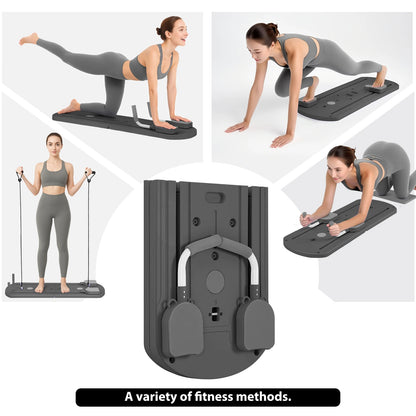 Black 8‑in‑1 Abdominal Trainer Core Machine