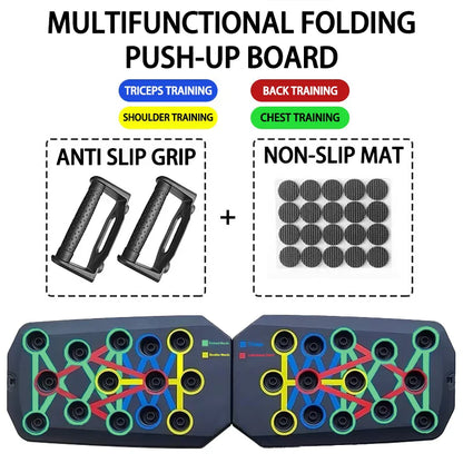 Portable Multifunctional Push-up Bar Board Set Foldable
