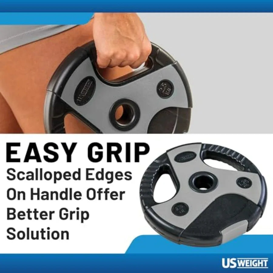 Adjustable 43LB Barbell Set for Home