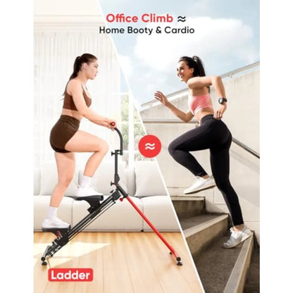 Adjustable Folding Stair Stepper with Ski Simulation