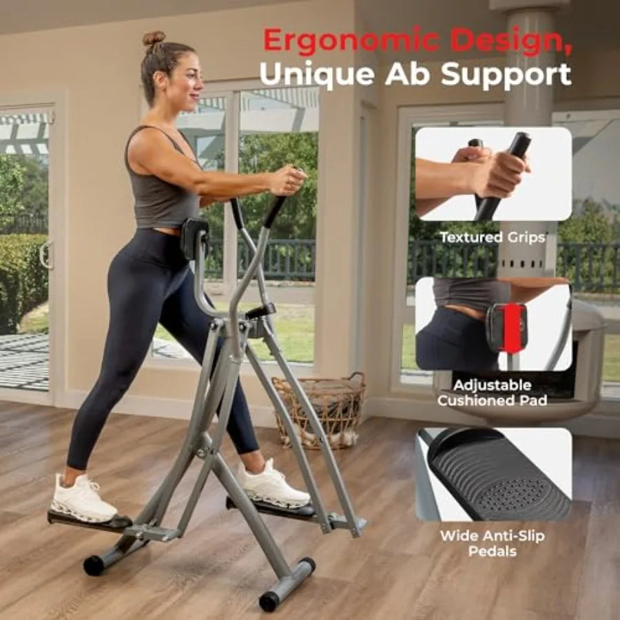 Foldable Air Walk Elliptical Full‑Body Cardio Trainer