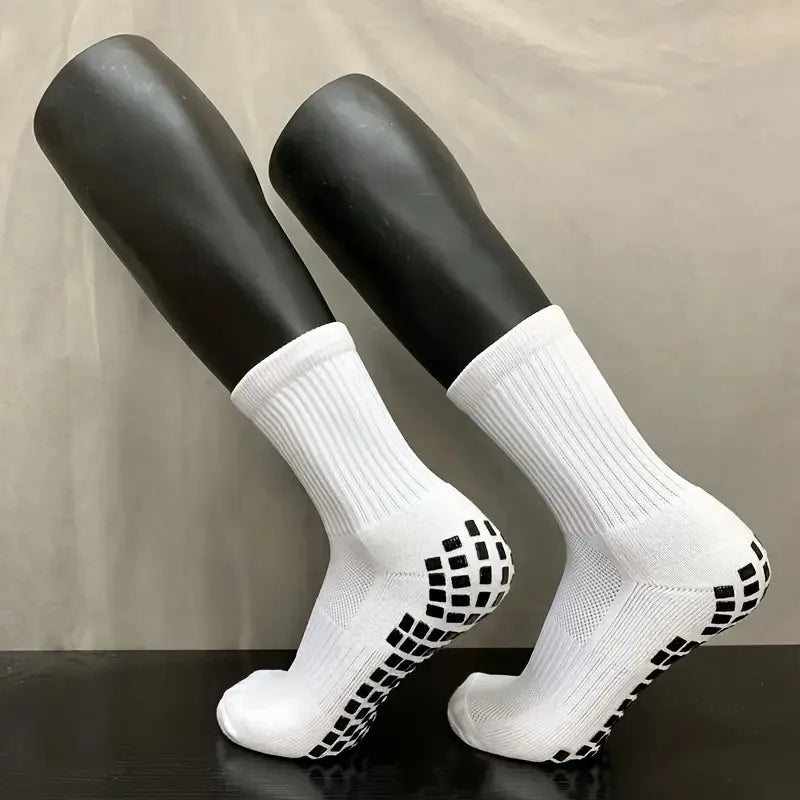 1/4/10 Pairs Men Women Non Slip Sports Socks