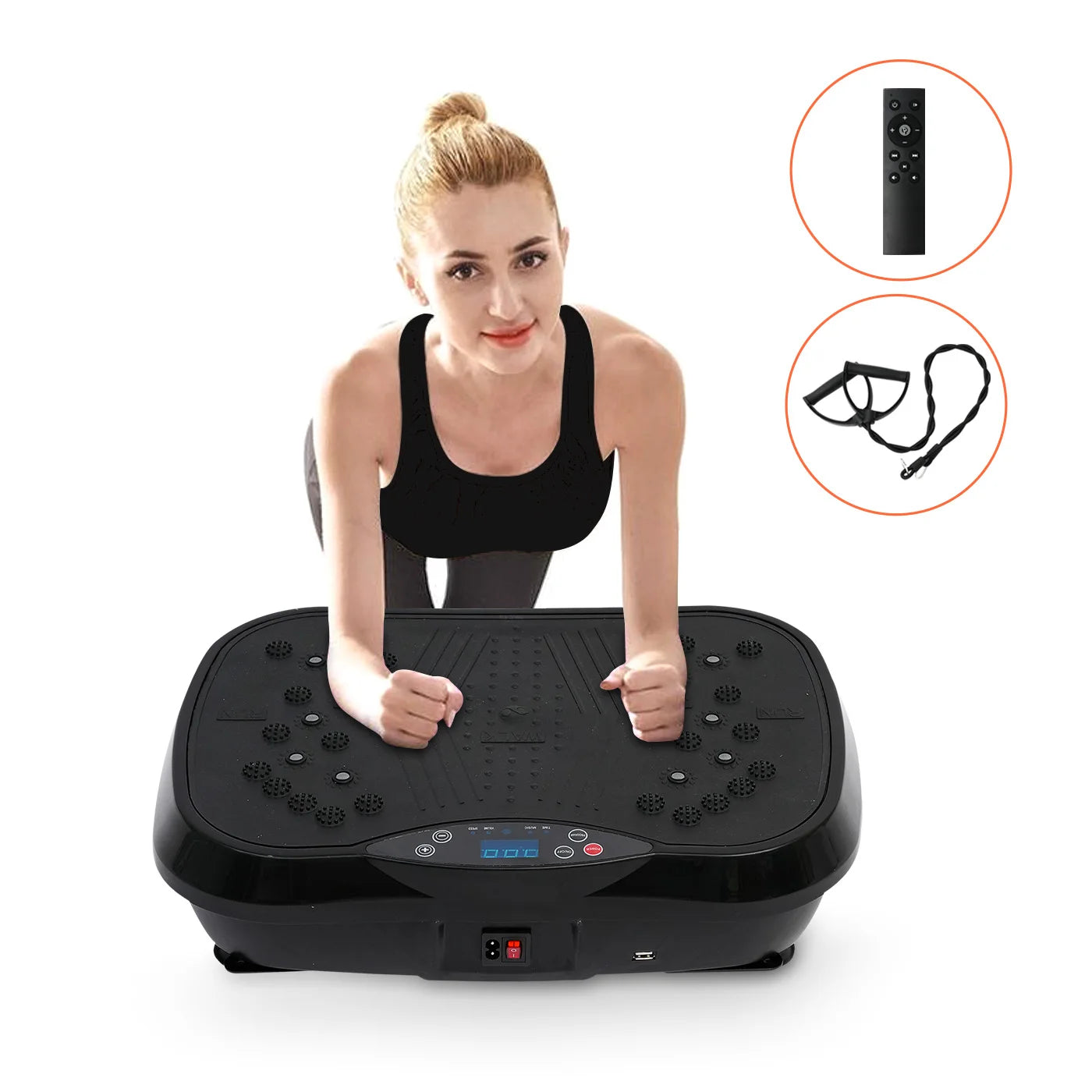 Portable Vibration Plate Fat‑Burning Full‑Body Trainer