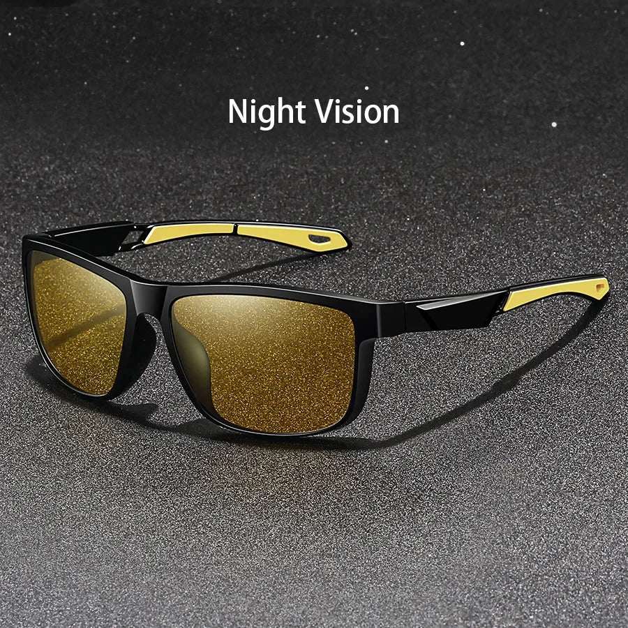Fashion Vintage Square Frame Unisex Night Vision